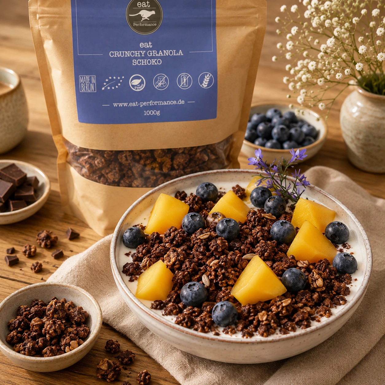 eat Crunchy Granola Schoko Produktbild