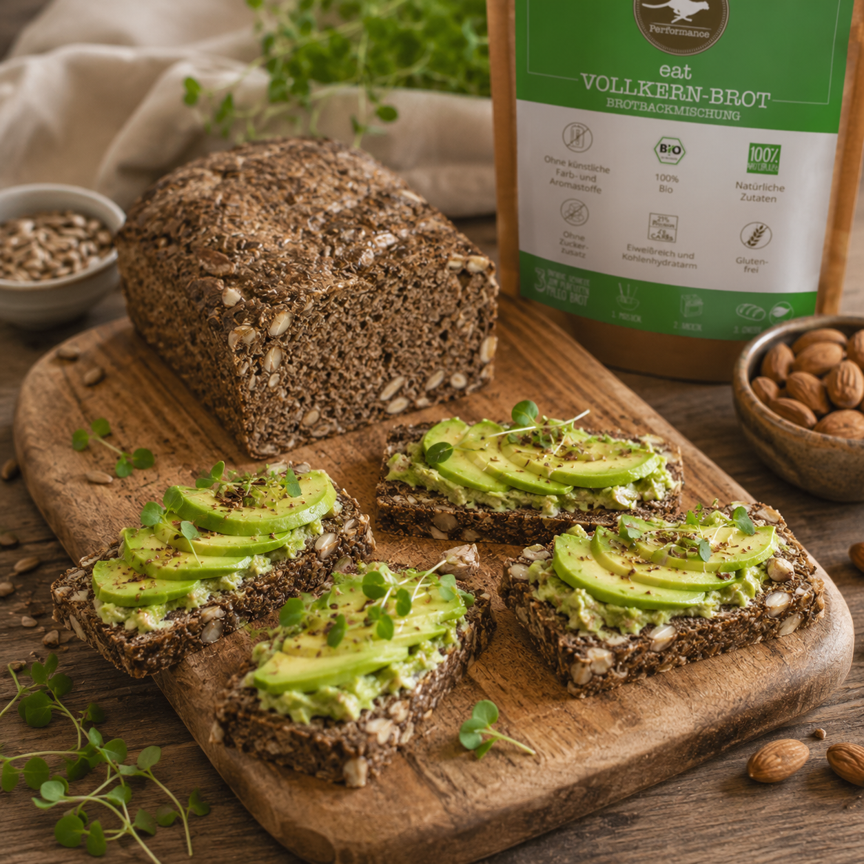 eat Vollkern Brotbackmischung Produktbild